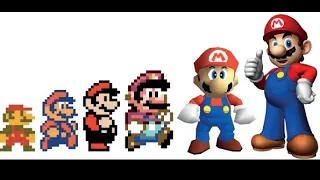 Mario   64 bits 32 bits 16 bits 8 bits 4 bits 2 bits 1 bits