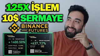 10 DOLAR SERMAYE İLE 250 DOLAR NASIL KAZANILIR? KALDIRAÇLI İŞLEM NASIL YAPILIR? BİNANCE FUTURES?