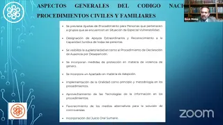 Principales aportaciones del Código Nacional de Procedimientos Civiles y Familiares