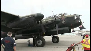 The Avro Lancaster took to the skies carrying passengers for the first time in months