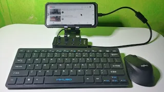 Cara pakai Keyboard, Mouse & Flashdisk di HP Android secara bersamaan