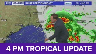 Friday 4 p.m. Tropical Update: Tropical rainfall moves north