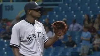 NYY@TB: Severino strikes out seven, holds Rays to one