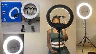 How to Assemble a Ringlight and it’s tripod stand in just one minute