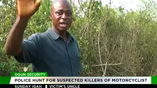 Police hunt for suspected killers of Motorcyclist in Ogun