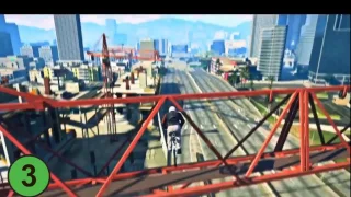 ТОП 5 трюков в GTA-5 (bmx) - Эпизод (1)