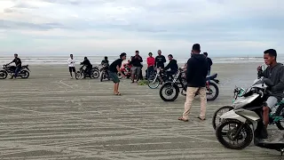 Wisata Balap Pantai Pejam Belinyu Bangka, Rx King  Vs Rx King, Mengeriikaan😱