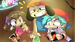 The B.P.M CREW 4! (Friday Night Funkin’ X Scratchin’ Melodii X PaRappa The Rapper Comic Dub)