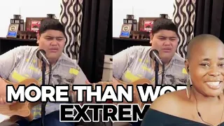 FIRST TIME REACTING TO | IAM TONGI "MORE THAN WORDS" REACTION