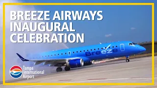 Breeze Airways inaugural flight at TPA