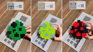 Crafting Minecraft Spawn Eggs BUT Lego?