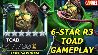 6-STAR R3 TOAD GAMEPLAY | YENİ ZEHİR MEKANİZMASI, SİNİR BOZUCU SAVUNMA ?? - MCOC