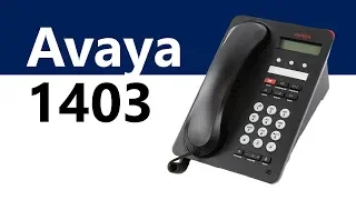 The Avaya 1403 Digital Phone - Product Overview