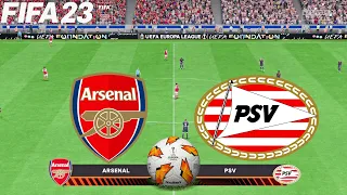 FIFA 23 | Arsenal vs PSV - UEL UEFA Europa League - PS5 Gameplay