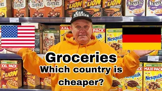 Exploring German Supermarket compare to American Grocery store which country is cheaper?