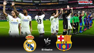 PES 2021 | Real Madrid vs Barcelona | El Clasico 2022 | Full Match | Gameplay PC