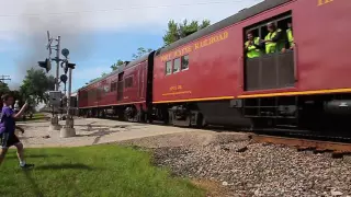 NKP 765 Leads The Varsity Through Deerfield