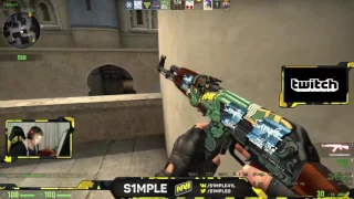 Navi S1mple vs EnvyUS ApEx - CS:GO FPL [DUST 2] - S1mple stream