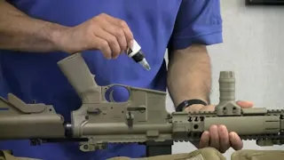 NAVY SEAL Shows how to lube your AR like a pro