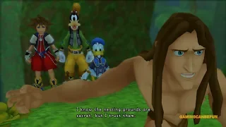 Kingdom Hearts HD Final Mix MOVIE | Disney's Tarzan (HIGH FRAME RATE SERIES IN 4K)