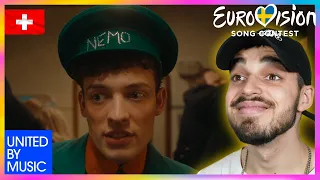 Nemo - The Code | Switzerland 🇨🇭 | Official Music Video | Eurovision 2024 SPANISH GUY REACTS