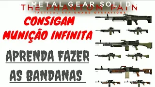 METAL GEAR SOLID 5 | BANDANA E BANDANA INFINITY - CONSIGA MUNIÇÃO INFINITA