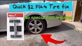 How to Fix a Flat Tire fast & easy-DIY tutorial: 4 mins pro tricks.