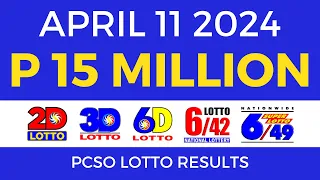 Lotto Result Today 9pm April 11 2024 PCSO