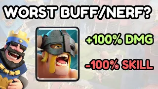 What's the WORST Balance Change in Clash Royale History?