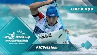 2019 ICF Canoe Slalom World Cup 5 Prague Czech Republic / Finals – C1w, K1m