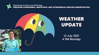 Public Weather Forecast Issued at 4:00 PM July 12, 2021