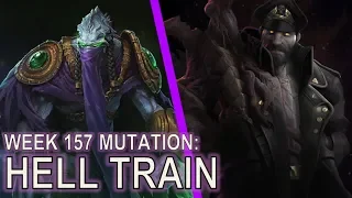 Starcraft II: Co-Op Mutation #157 - Hell Train [Negative Train Damage]