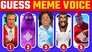 Guess Meme Voice | Wednesday Dance, Skibidi Toilet, The Rock, MrBeast, Skibibidi Dom Dom