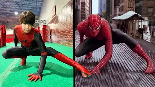 Spider-Man Stunts in Real Life - No Way Home Version