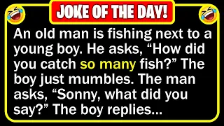 🤣 BEST JOKE OF THE DAY! - It was a cold winter’s day when an old man walked... | Funny Daily Jokes