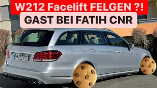 Mercedes W212 bekommt AMG felgen und Gast bei Fatih CNR mit Star Diagnose