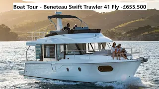 Boat Tour - Beneteau Swift Trawler 41 Fly - £655,500