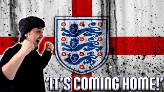 THE MOMENT ENGLAND KNOCKED OUT GERMANY IN THE EUROS 2020 *IT'S COMING HOME*