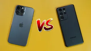 The BEST 2021 Smartphone? iPhone 13 Pro Max VS Galaxy S21 Ultra