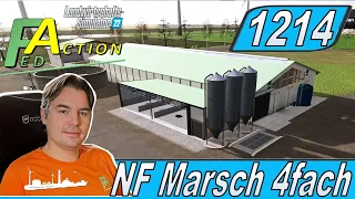 LS22 #1214 Neuer Kuhstall mit XXL Wiese #NFMarsch4fach #Landwirtschafts Simulator 2022 #LetsPlay