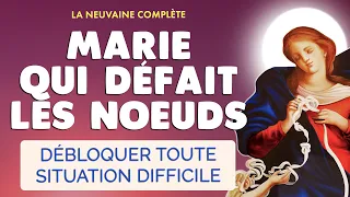 🙏 DÉBLOQUER TOUTE SITUATION DIFFICILE 🙏 PUISSANT ROSAIRE à MARIE