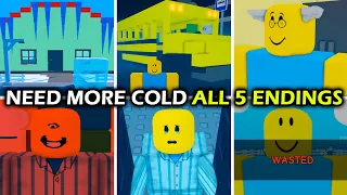 🧊 NEED MORE COLD 🧊 - (Full Walkthrough + All 5 Endings) - Roblox