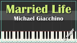 🎹 Married Life | Up | Easy Piano| C Major 🎹