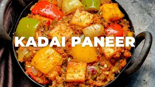 Easy Kadai Paneer Recipe at Home | Restaurant Style Paneer Curry