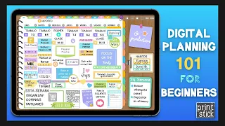 Digital Planning 101 - Beginners: How to Get Started in the Digital Planner Journey