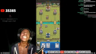 IShowSpeed becomes a racist on clash royale 💀