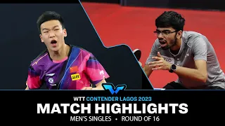 Manav Vikash Thakkar vs Xiang Peng | MS R16 | WTT Contender Lagos 2023