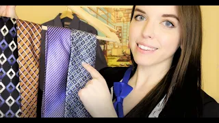 ASMR for MEN - Suit Fitting 👔 | Close up Measuring, Fabric Sounds