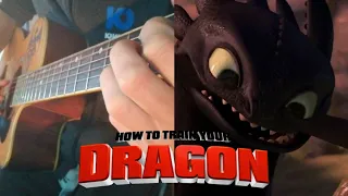 Hou to train your Dragon - Forbideen Friendship Fingerstyle (Free tabs)
