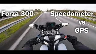 Honda Forza 300 2019 - GPS Speed